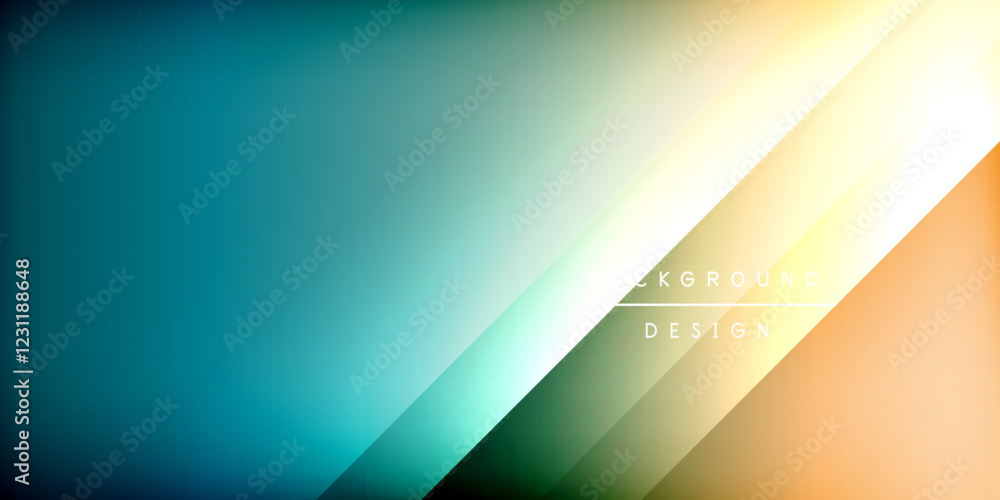 Aufkleber dynamic shadow lines geometric shapes