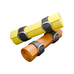3d rendered illustration of mat