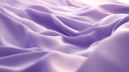 Obraz premium Soft Lavender Fabric Draped in Gentle Waves