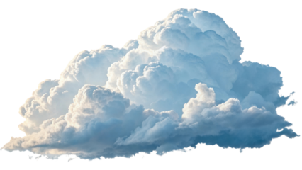 Dramatic Cumulus Cloud Formation, Isolated - - Nature & Environment.