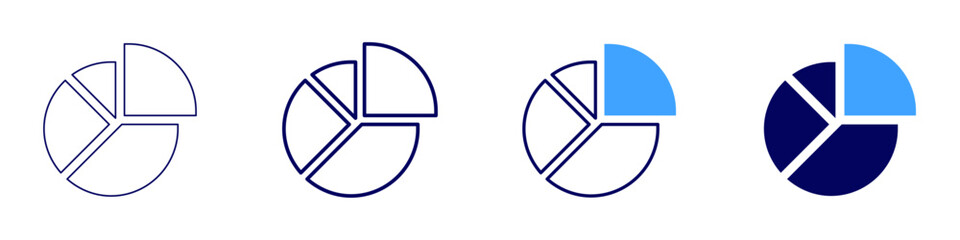 Performance reviews icon in 4 different styles. Thin Line, Line, Bold, and Bold Line. Duotone style. Editable stroke