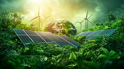 Green Energy: Solar, Wind Power & Sustainable Future