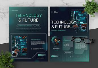 Green And White Webinar Flyer