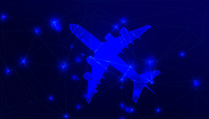 Abstract low-poly geometric background with modern polygonal shapes in vibrant gradient colors, ideal for digital design, presentations, and wallpapers