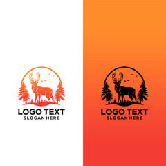 animal forest logo design 