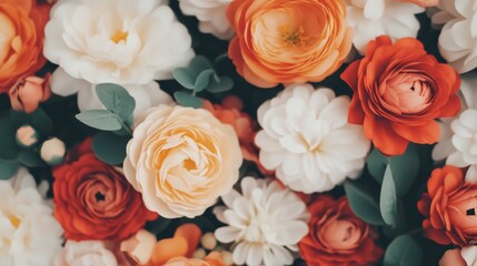 A Stunning Bouquet of Ranunculus and Dahlias