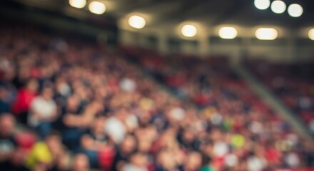 Fototapeta premium blur background with people at the stadium