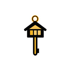 house key isolated on transparent background