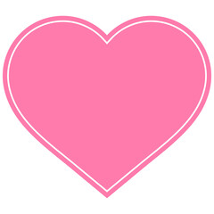 ピンクのハート