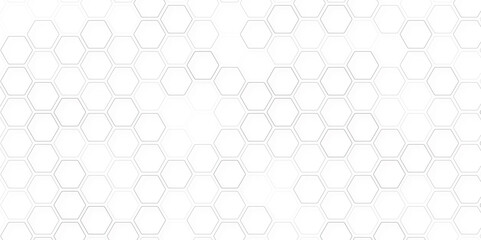 Hexagon seamless pattern. Honeycomb shape geometric background. Abstract geometric graphic white  and black hexagon pattern background 