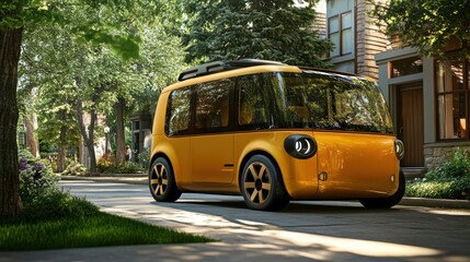 Obraz premium Rent stylish, neighborhood-friendly vehicles with low environmental impact