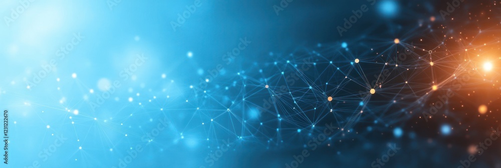 Aufkleber abstract technology network connection background