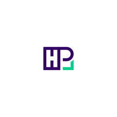 Creative HP ,PH letter logo design