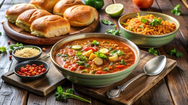 Savor spicy misal pav maharashtra's iconic lentil curry and bread delight authentic indian cuisine experience