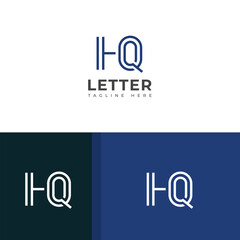 Creative HQ, QH letter logo design