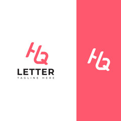 Creative HQ, QH letter logo design