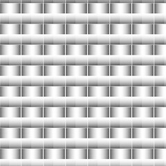  Simple black white point background with small and large polka dots. Abstract futuristic dotted mesh with gradient effect. Geometric minimal digital design.