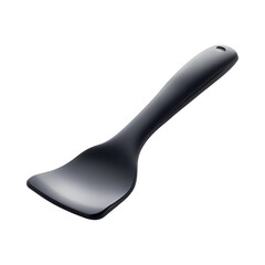 Modern Silicone Dough Scraper with Handle Isolated on Transparent Background