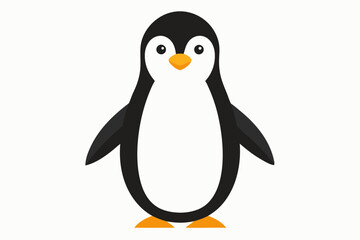 penguin on a white background
