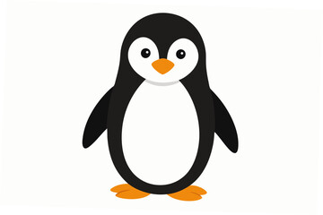 penguin on a white background