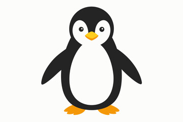 penguin on a white background