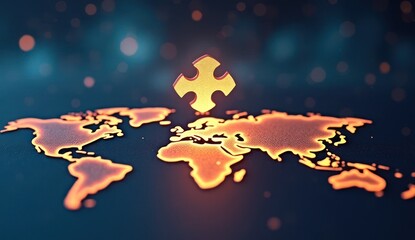 "The missing piece of the world falls into place, uniting continents like a grand puzzle. Every connection shapes the bigger picture of our existence." 🌍🧩














