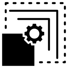 Scalability Glyph Icon