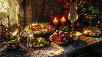 Beautiful ramadan mubarak and eid mubarak wallpaper with islamic calligraphy, crescent moon, and lanterns &ndash; festive background for ramadan and eid celebrations


