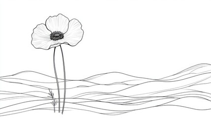 91.Continuous Line Drawing Set Of Plants Black Sketch of Flowers Isolated on White Background. Flowers One Line Illustration. Minimalist Prints Set. Vector