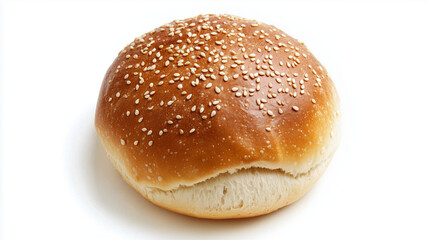 The freshly baked, golden brown color and a sprinkling of sesame seeds on top.