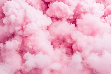 Fototapeta premium Soft Pink Clouds in a Dreamy Background for Creative Designs
