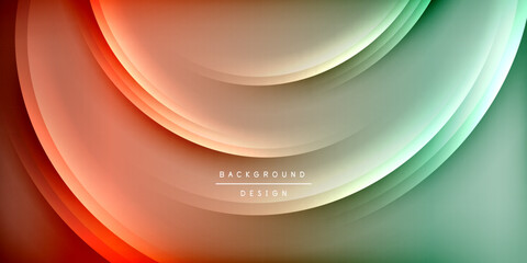 Dynamic shadow lines geometric shapes