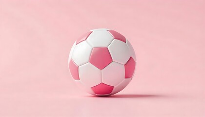 pink soccer ball