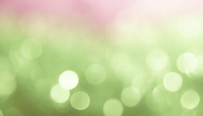 Obraz premium 春のささやき 柔らかなピンクと緑の幻想的なグラデーション