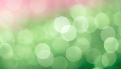 Obraz premium 春のささやき 柔らかなピンクと緑の幻想的なグラデーション