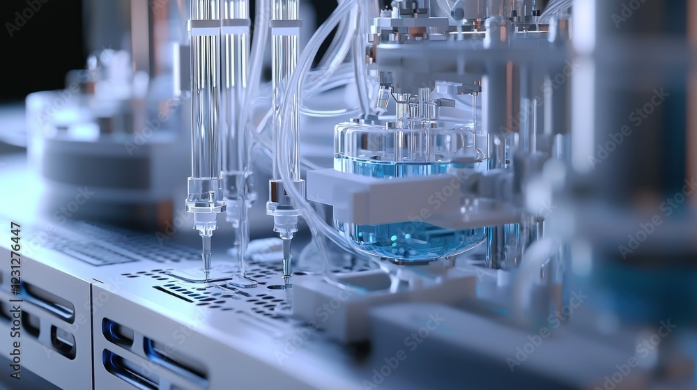Poster advanced technological machinery: a glimpse into the future of automation