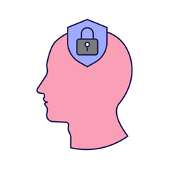 Fixed mindset icon vector