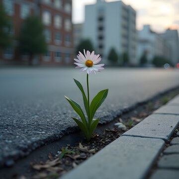 아스팔트에 핀 꽃 한송이 3
