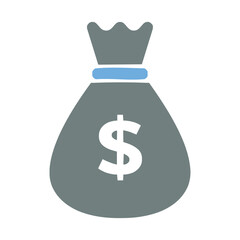 Money Bag Icon vector Illustration Silpe Design