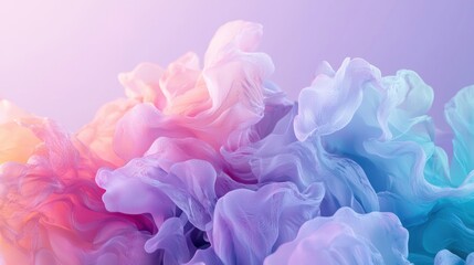 Fototapeta premium Abstract Pastel Swirl: A Dreamy Visual Symphony