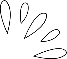 doodle sparkle vector , radial lines rays, starburst, hand drawn elements , black lines, outline, decorative, retro style. Suitable for graphic design element, backgrounds, and web page or ui