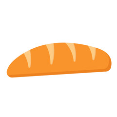 Bread icon flat
