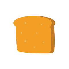Bread icon flat