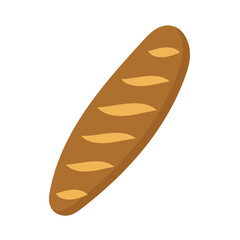 Bread icon flat