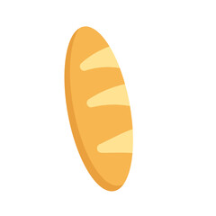 Bread icon flat