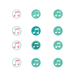 Music Note Icon Vector Design