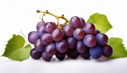Obraz premium bunch of grapes isolated on white. Grapes isolated on white background.