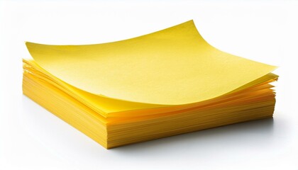 Yellow Sticky Note With Shadow. Yellow Sticky Post It Note Isolated On White Background.