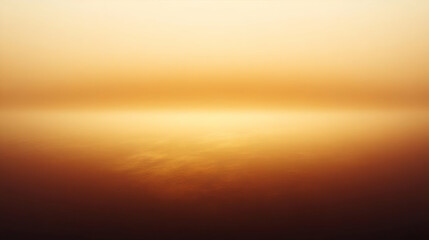 Golden sunset reflecting on calm water, hazy sky, peaceful scene, website background