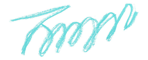 light blue pencil strokes isolated on transparent background